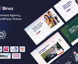 Binoz - Tema WordPress para agencias de negocios