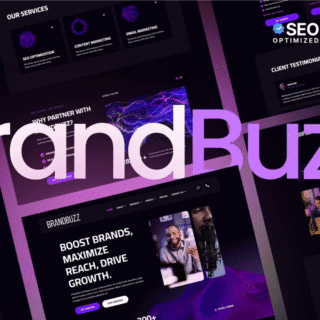 BrandBuzz - Kit Elementor para Agencia Digital