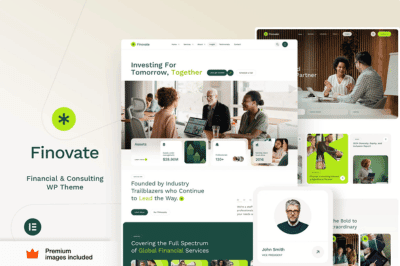 Finovate — Consultoría de asesoría financiera para WordPress