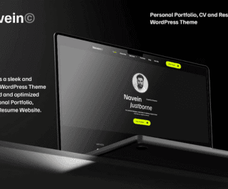 Navein - Tema WordPress para Porfolio Personal