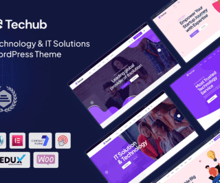 Techub — Tema de WordPress para soluciones tecnológicas y de TI