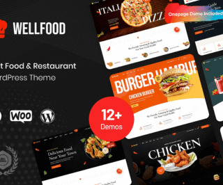 Wellfood - Tema WordPress para restaurante de comida rápida