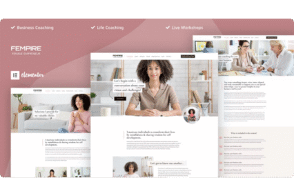 Fempire – Business Coach Elementor Template