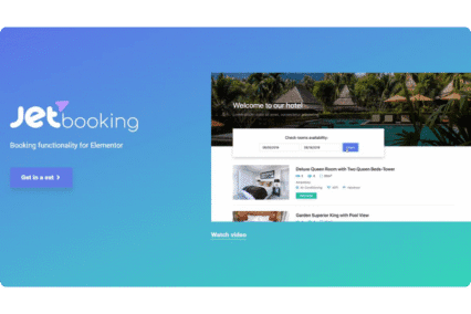 JetBooking For Elementor