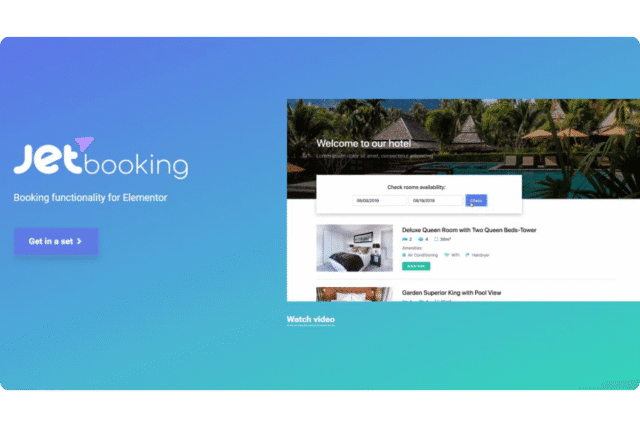 JetBooking For Elementor