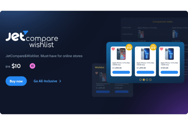 JetCompareWishlist For Elementor