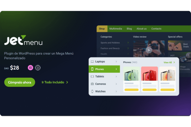JetMenu Mega Menu for Elementor