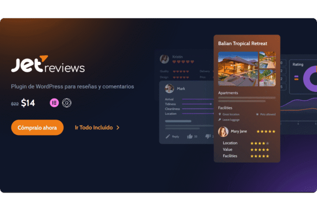 JetReviews Reviews Widget for Elementor