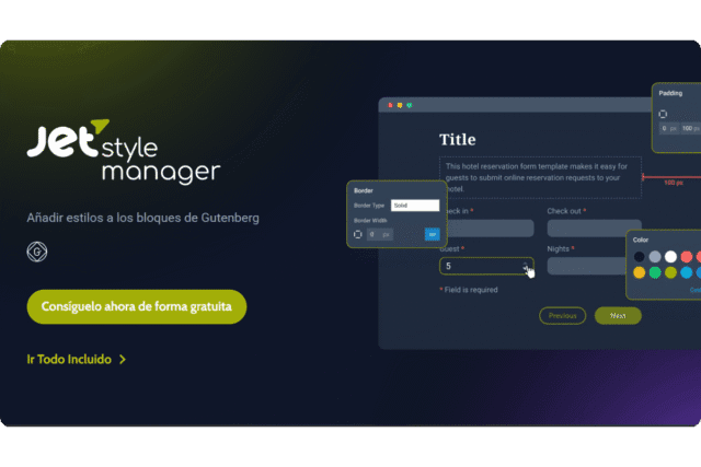 JetStyleManager for Elementor