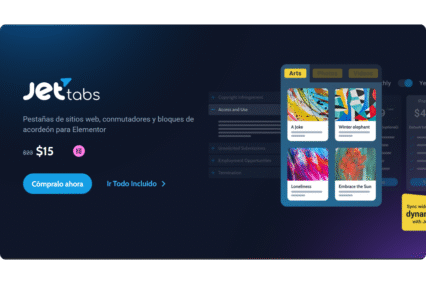 JetTabs – Tabs and Accordions for Elementor Page Builder