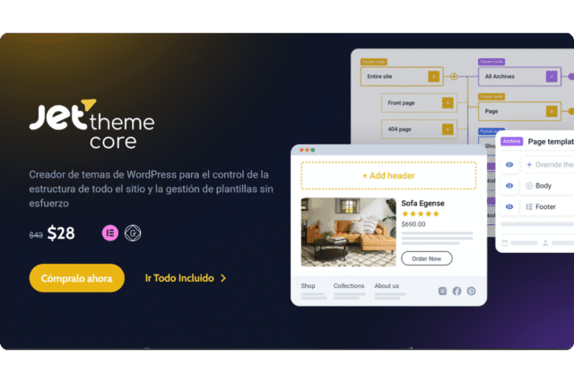 JetThemeCore Builder for Elementor