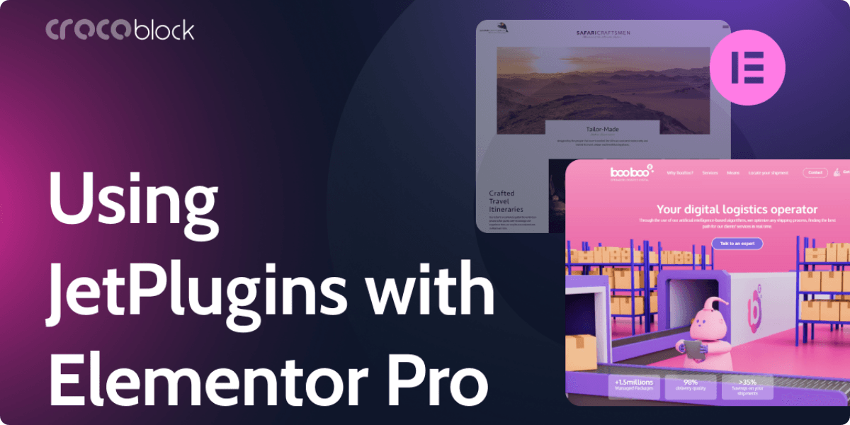 Elementor mas crocoblock jetplugins