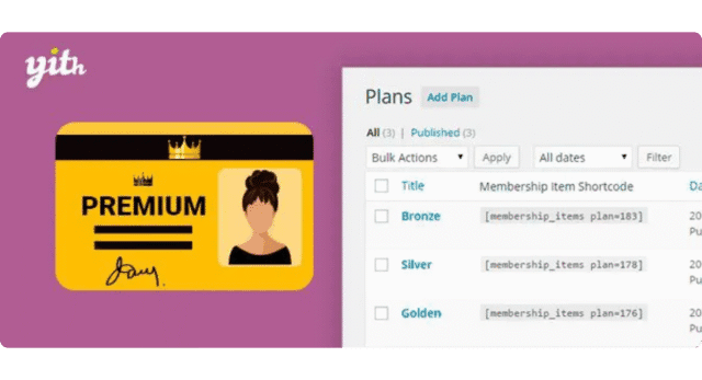 YITH WooCommerce Membership Premium